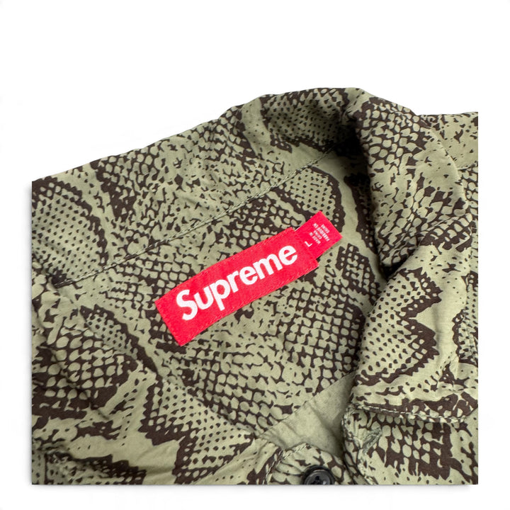 Supreme Snake S/S Short Sleeve Shirt Green (L)