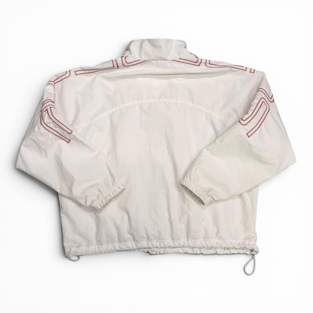 Supreme Spell Out Embroidered Track Jacket White (M)