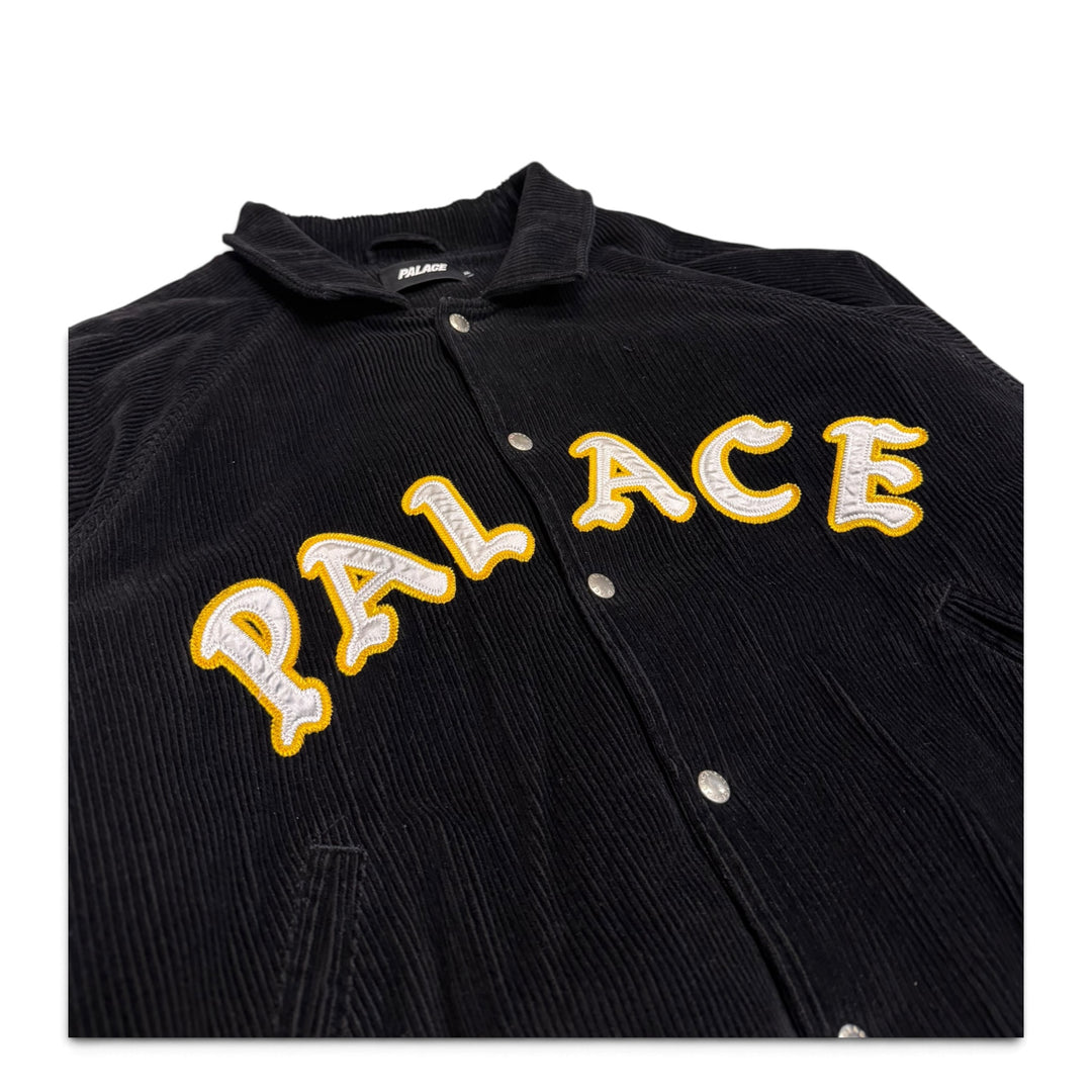 Palace Spell Out Cord Bomber Jacket Black (XL)