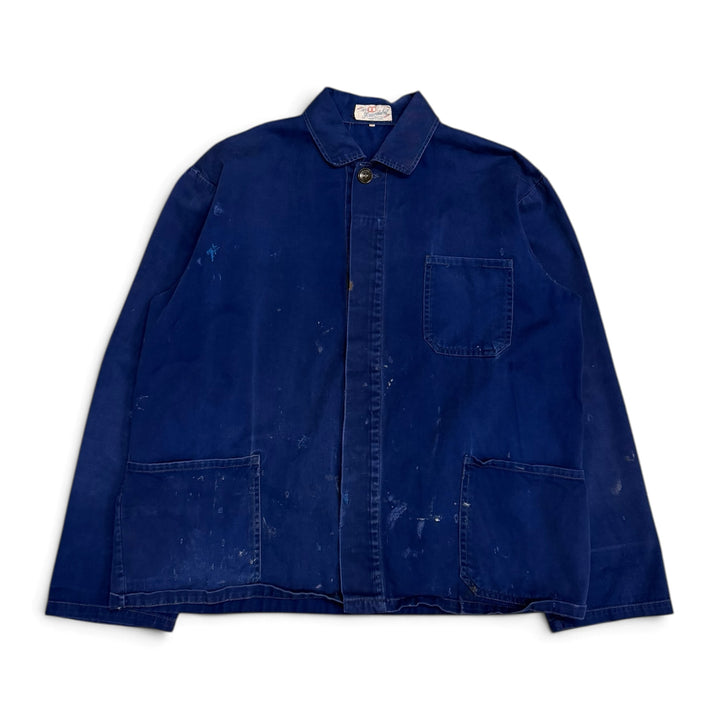 Vintage French Chore Jacket Blue  (M)
