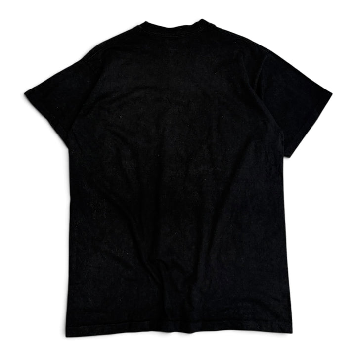 90's Vintage Coca-Cola Black Graphic T-shirt (XL)
