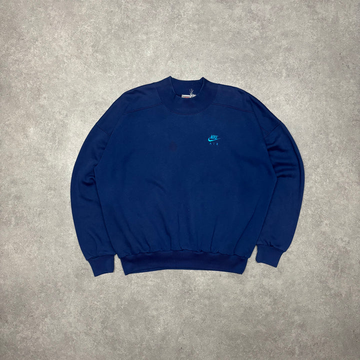 90's Vintage Nike Air Navy Sweatshirt (XL)