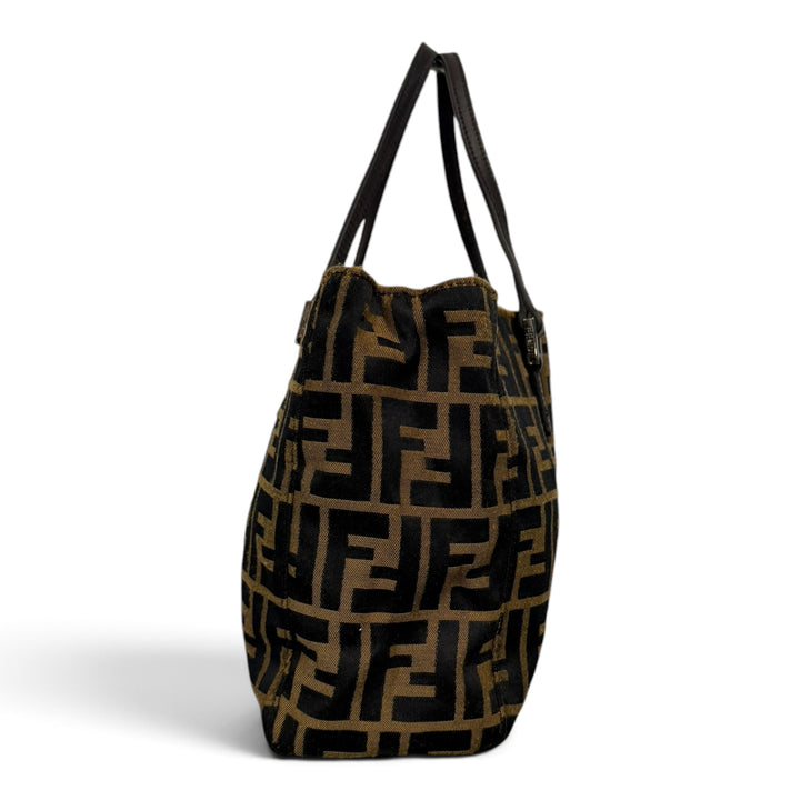Fendi 200-2010 Zucca Canvas Tote Bag