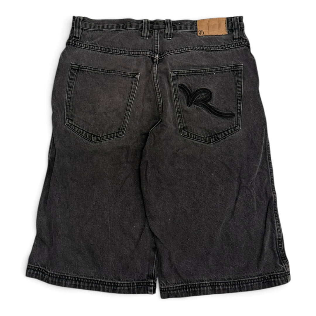 Vintage Rocawear Black Denim Jean Shorts (34)