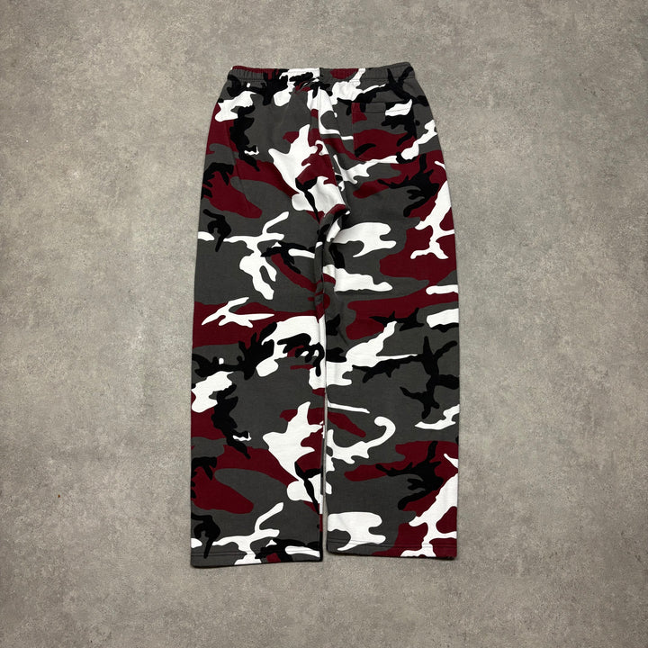 Supreme Red Camo Tracksuit Bottoms (L)