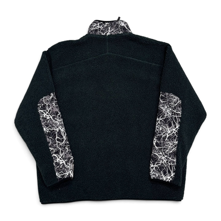 Adidas x And Wonder Green Reflective Deep Pile Zip Up Fleece (L)