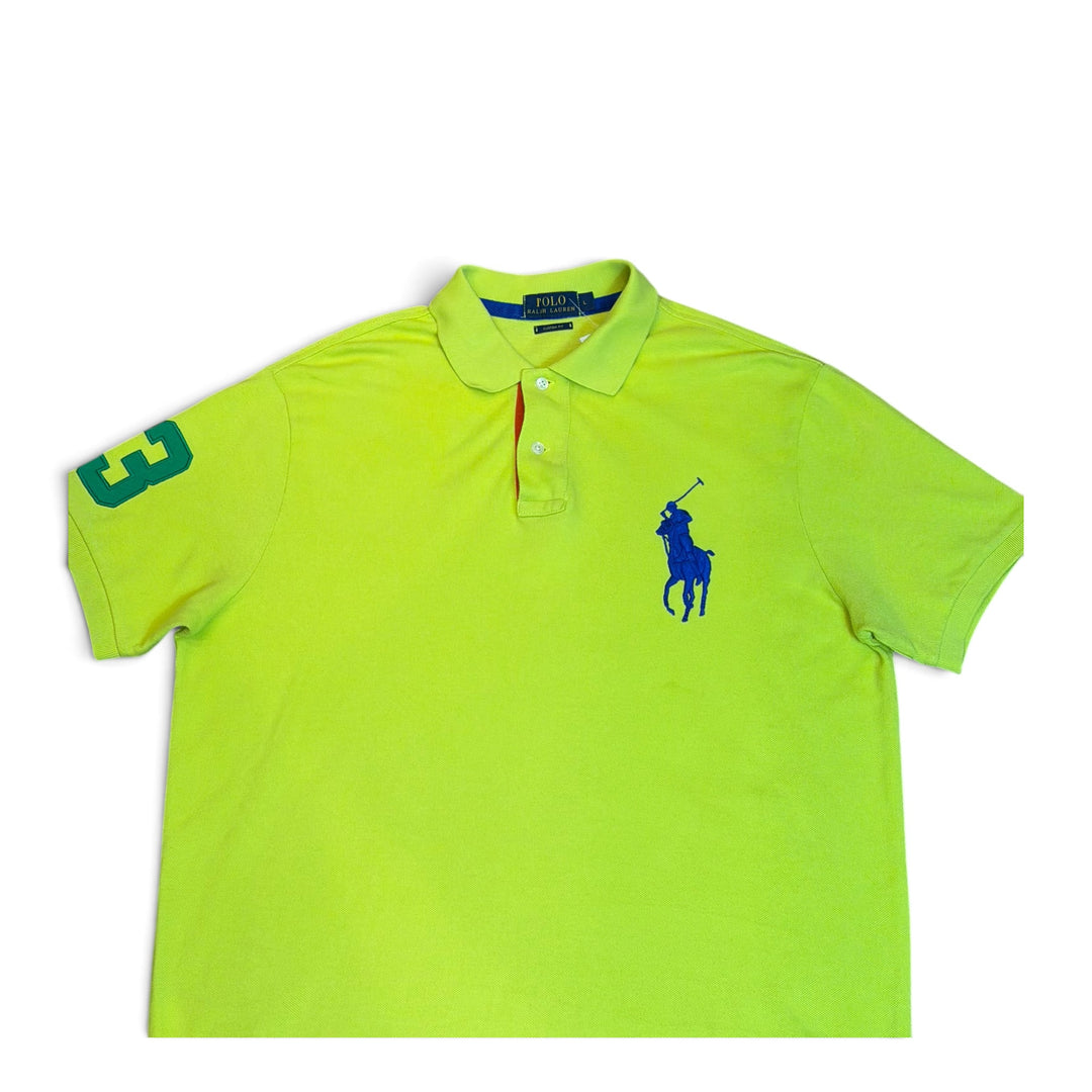 Vintage Polo Ralph Lauren Yellow Polo Shirt (L)