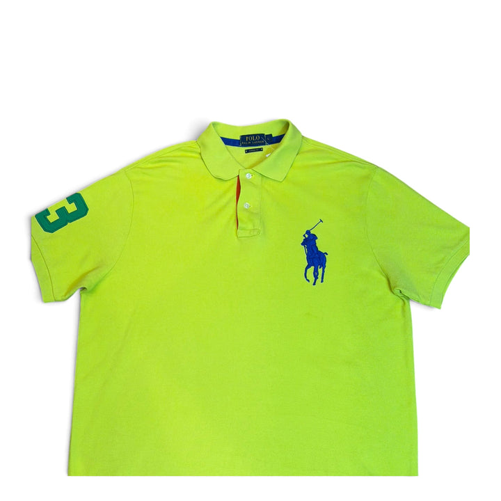 Vintage Polo Ralph Lauren Yellow Polo Shirt (L)
