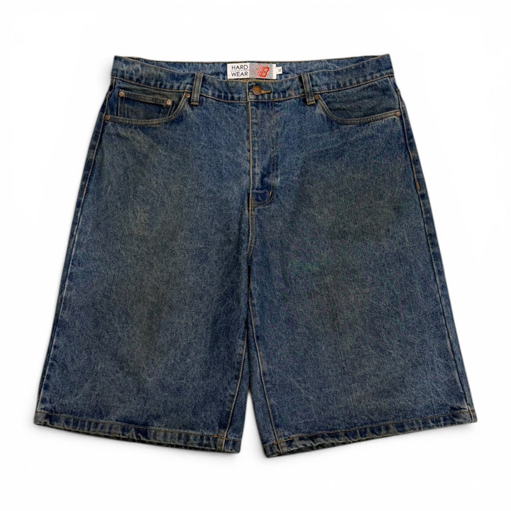 Vintage 90's Baggy Denim Shorts Blue (38")