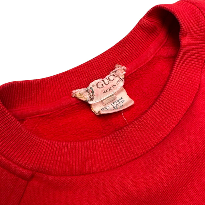 1980’s Vintage Gucci Red Sailing Sweatshirt (M)