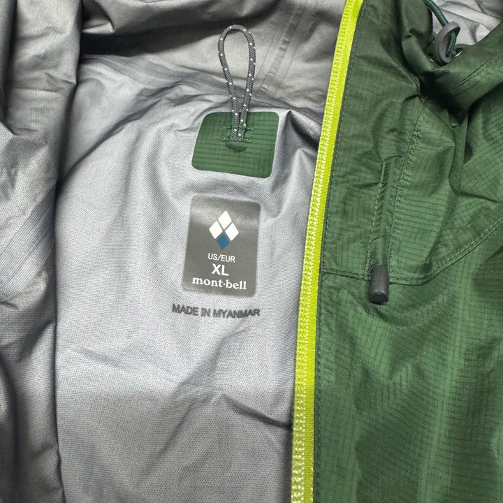 Montbell Green Hooded  Windbreaker (XL)
