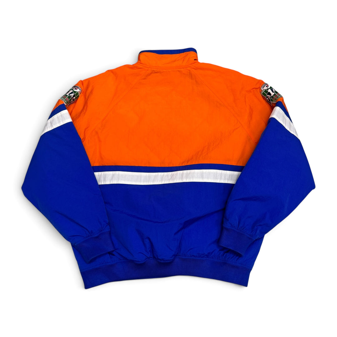 Palace Orange & Blue Breakout Half Zip Bomber Jacket (L)