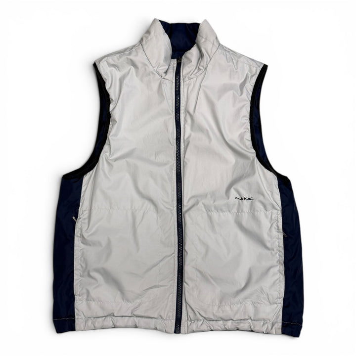 Vintage 90's Nike Reversible Gilet Grey (S)