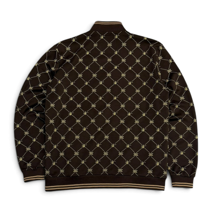 Stussy 25th Anniversary Monogram Track Jacket  Brown (L)
