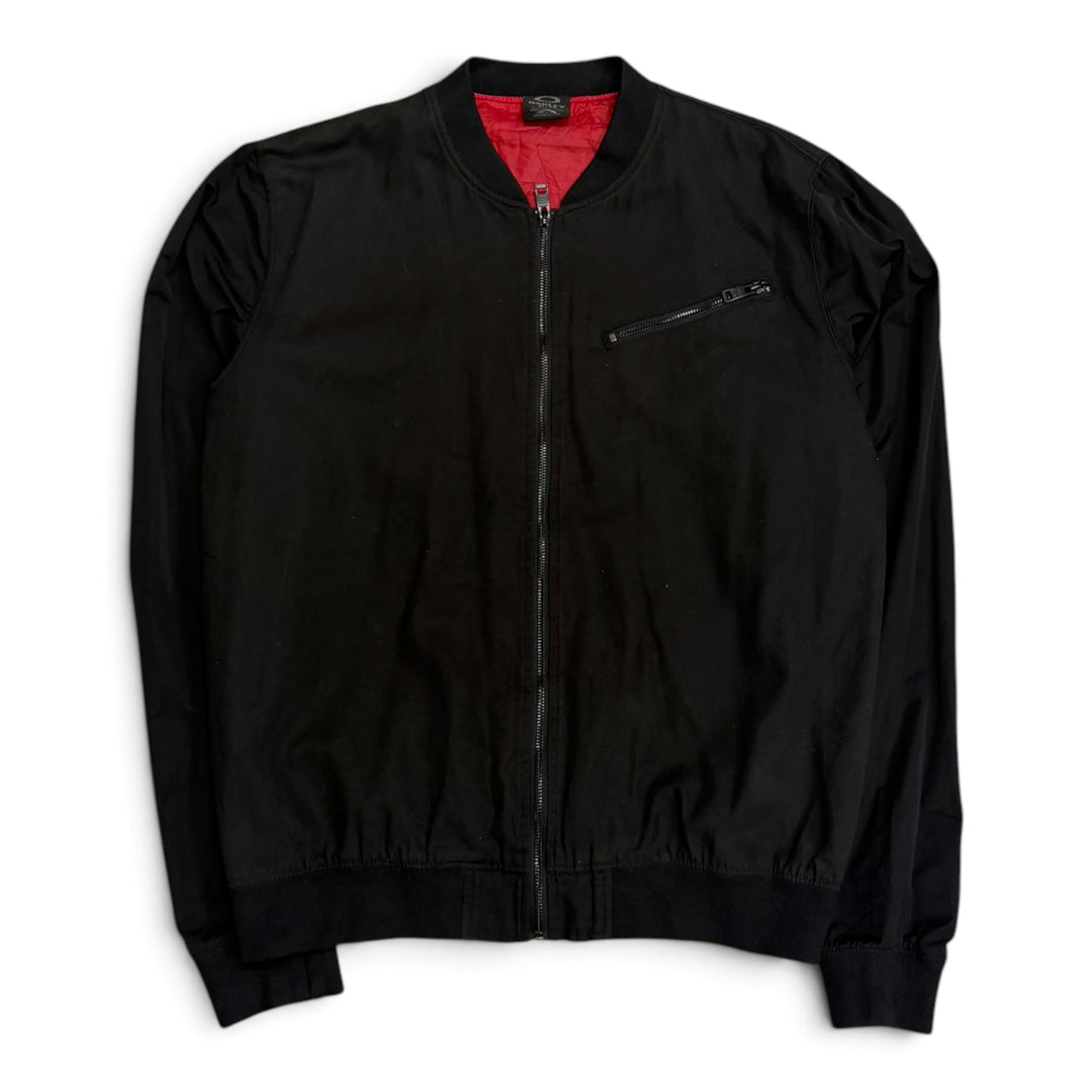 Vintage Oakley Bomber Jacket Black (XL)