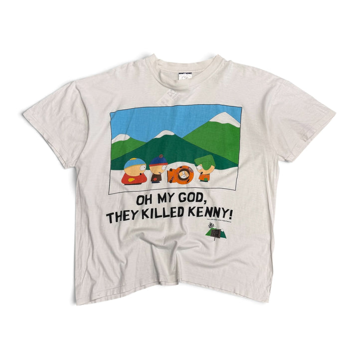Vintage South Park Graphic T shirt White (XL)