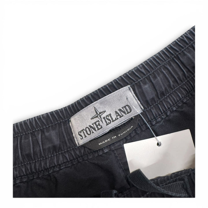 Stone Island Stretch Cotton Tela Paracadute Cargo Shorts Navy (33")