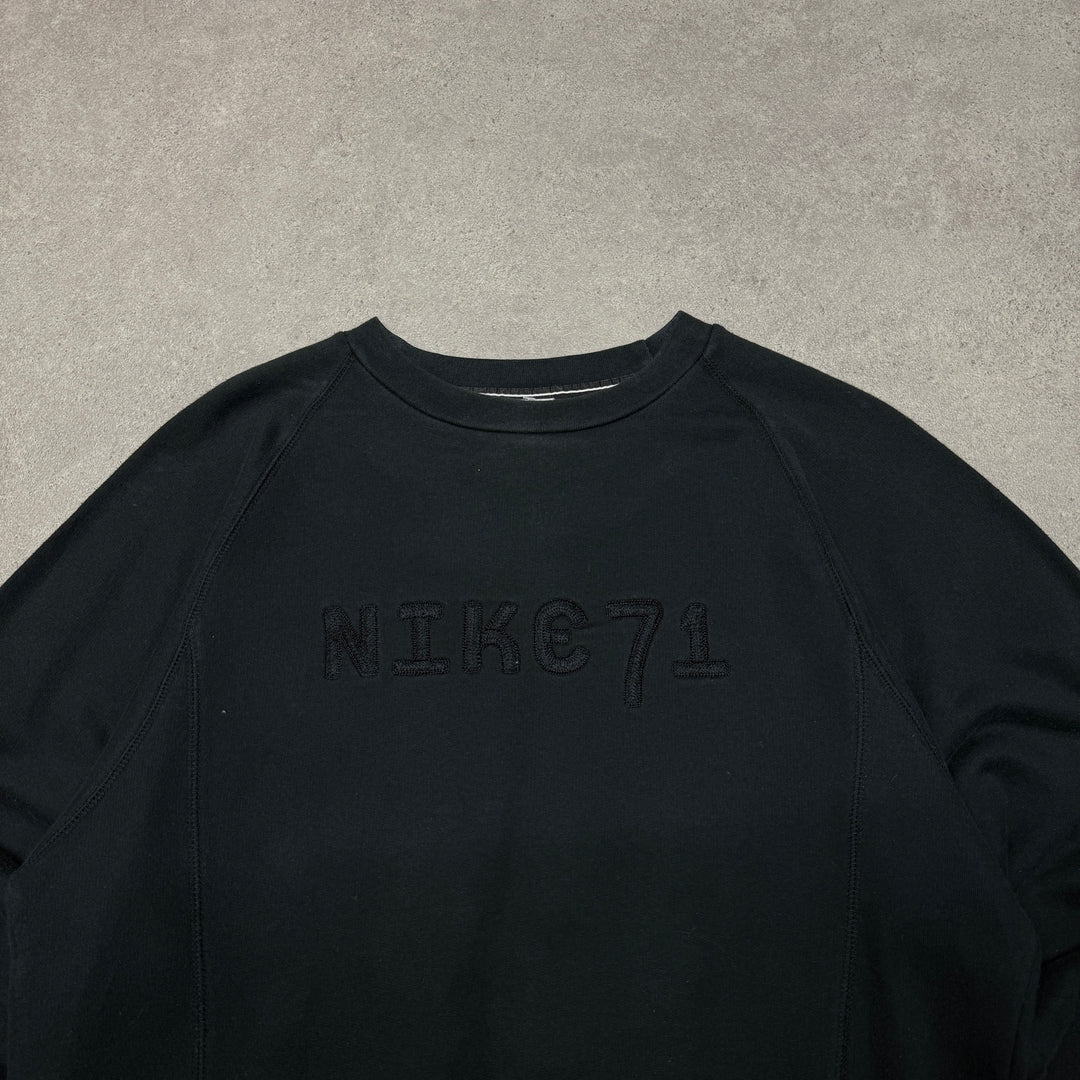 Vintage Nike Black Spell Out Sweatshirt (S)