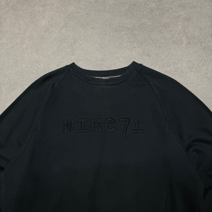 Vintage Nike Black Spell Out Sweatshirt (S)