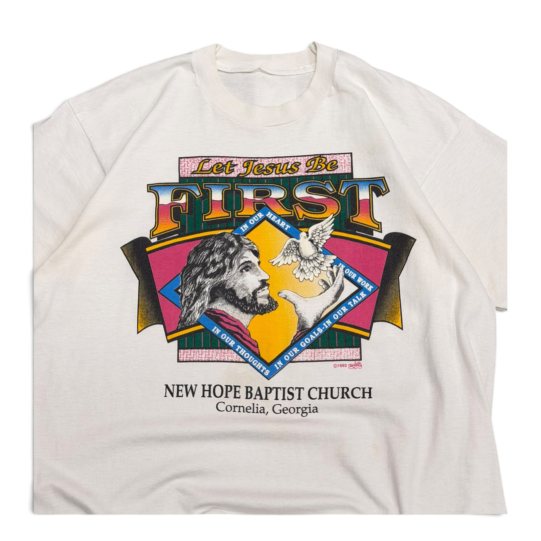 Vintage 1992 Let Jesus Be First T-Shirt