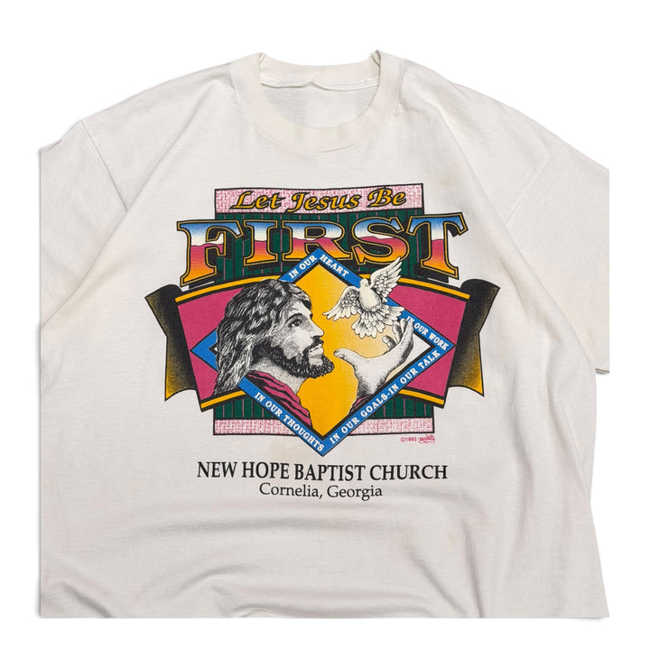Vintage 1992 Let Jesus Be First T-Shirt