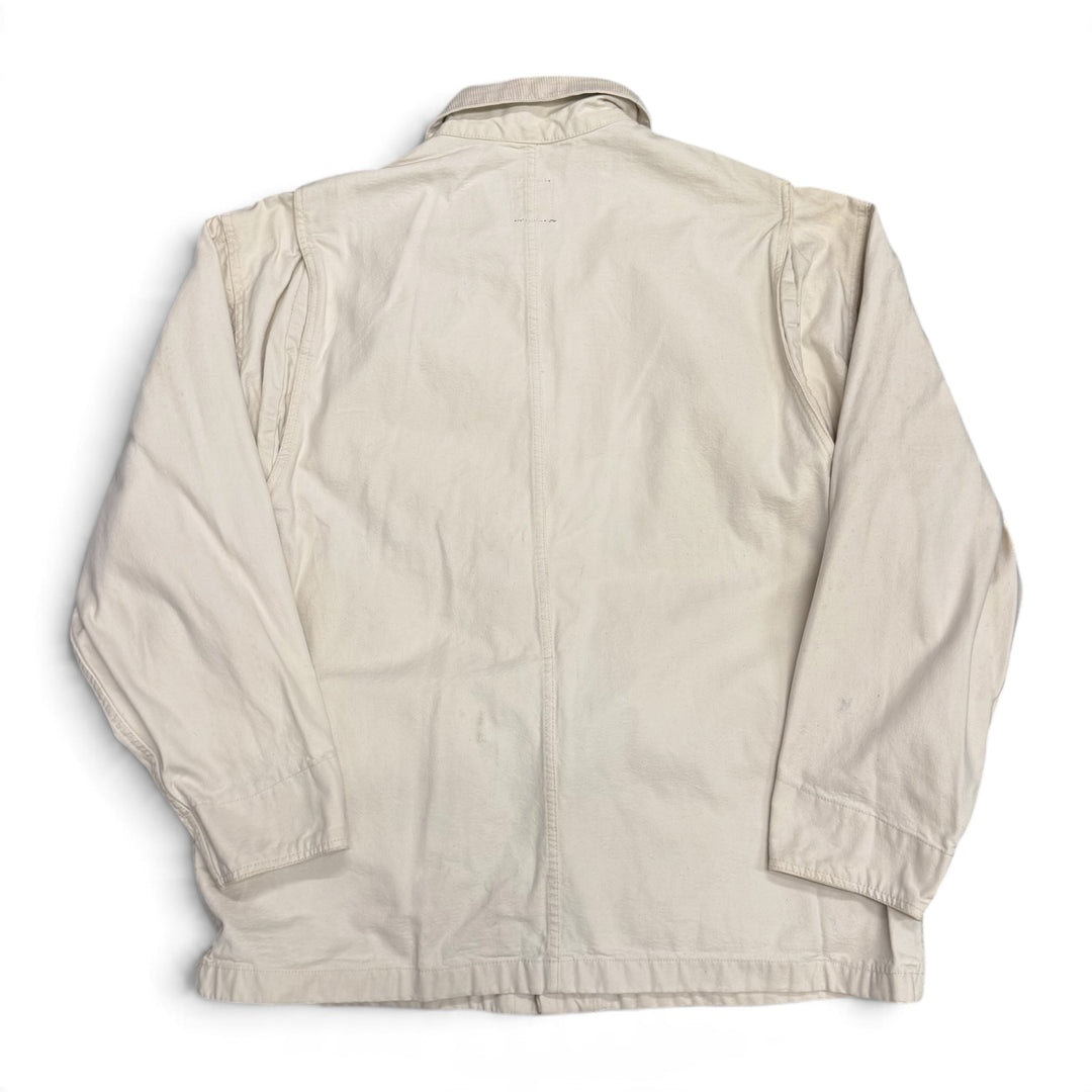Vintage Gap Denim Multi Pocket Jacket White (L)