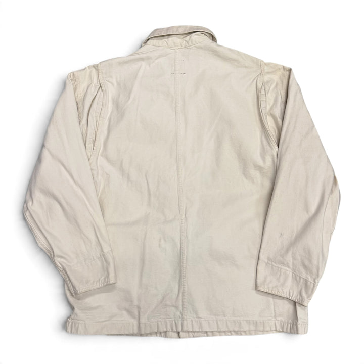 Vintage Gap Denim Multi Pocket Jacket White (L)