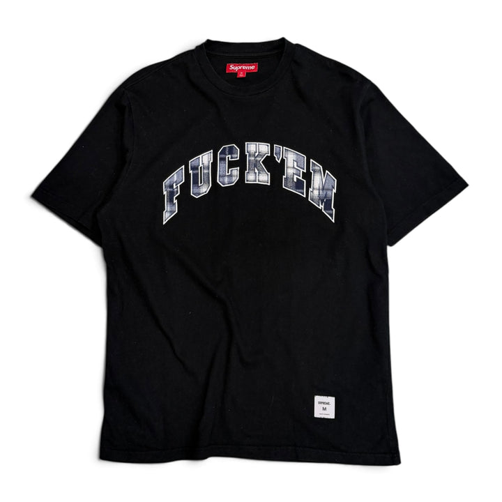 Supreme Black F'em Graphic T-Shirt (M)
