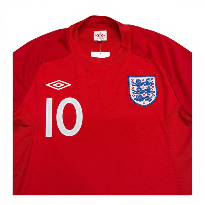 2010 Vintage England Umbro Red Rooney Shirt (S)