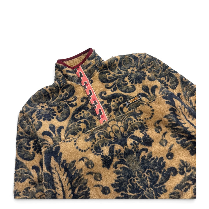 Kapital Virgin Mary Damask Fleece Brown (S)