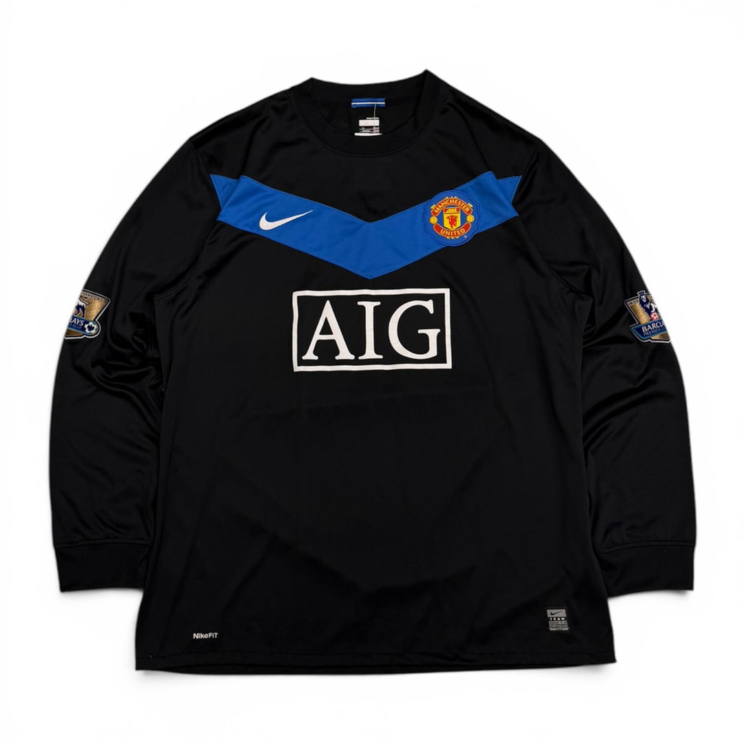 2009-10 Vintage Manchester United Navin Away Shirt Black (XL)