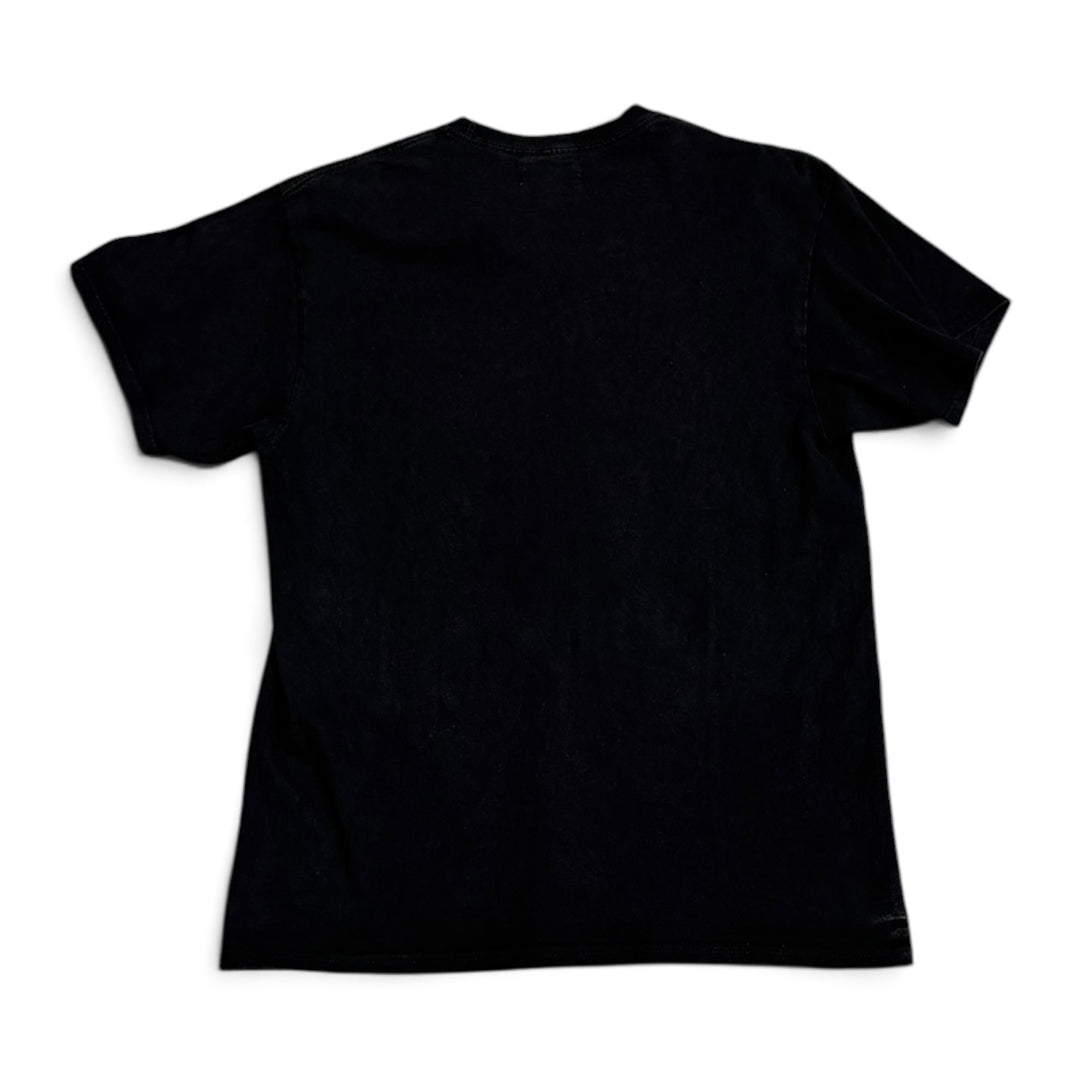 Vintage Awake Wise Men Silent Graphic T shirt Black (L)