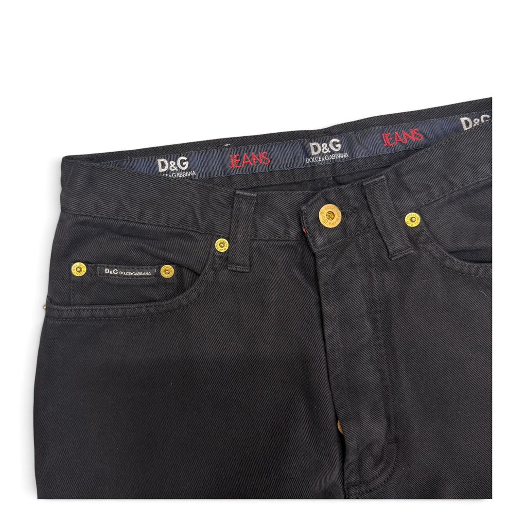 Dolce & Gabbana Straight Fit Jeans Black (30)