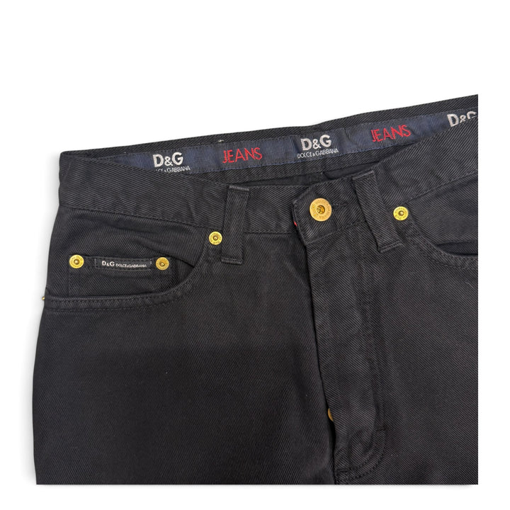 Dolce & Gabbana Straight Fit Jeans Black (30)