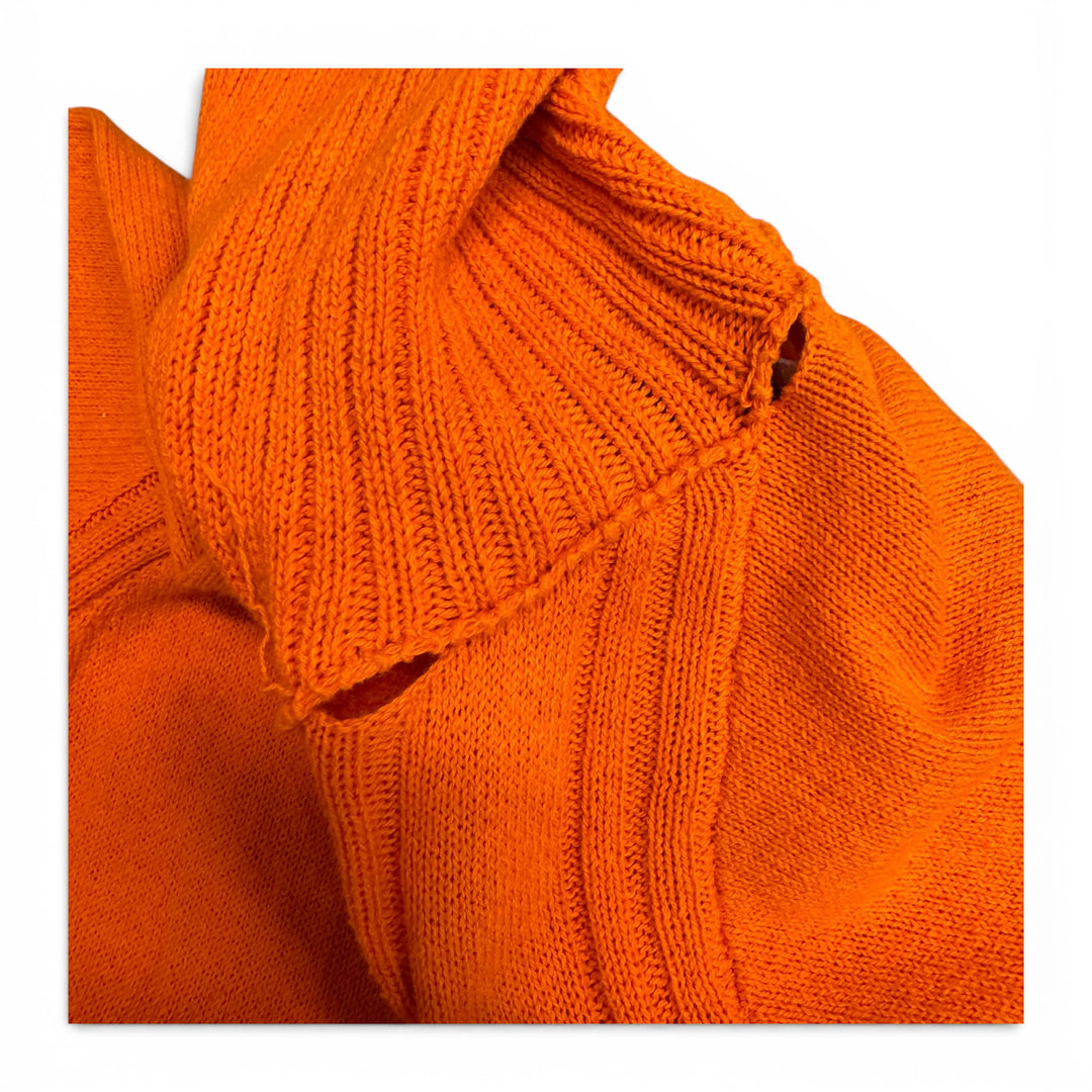 Stone Island Full Zip Up Hoodies Orange (XXL)