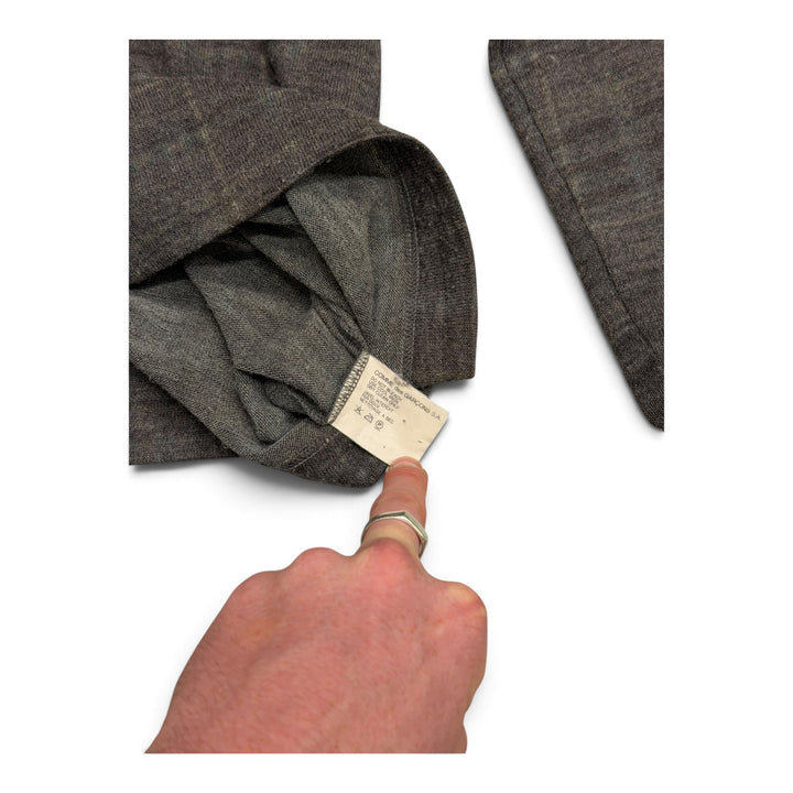 Vintage Comme Des Garçons Plaid Knit Jumper Grey (M)