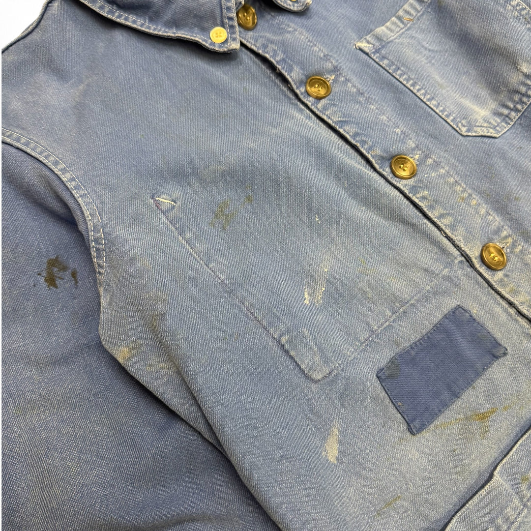 Vintage Reworked Blue French Chore Jacket (S/M)