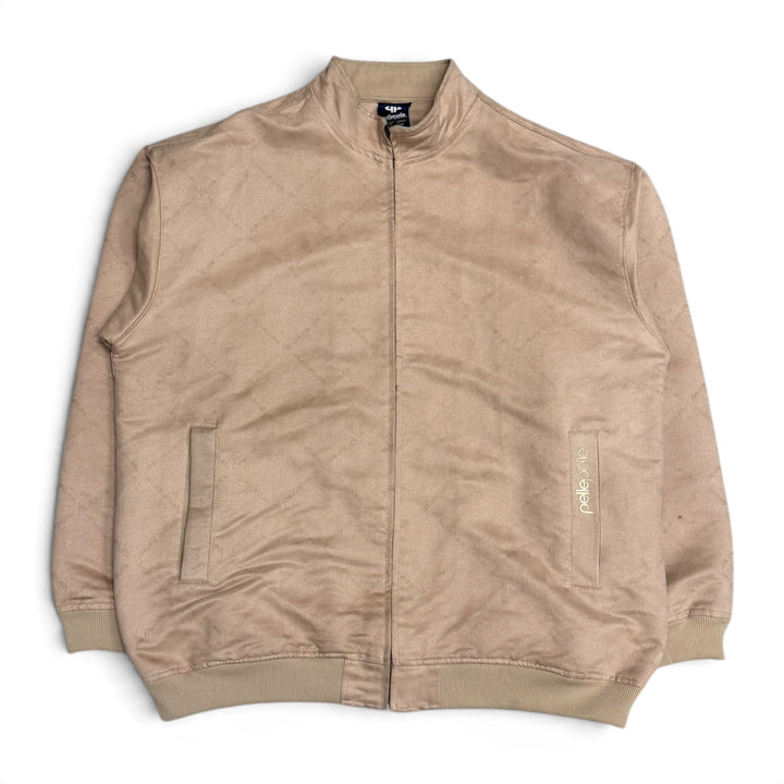 Vintage Pelle Pelle Suede Monogram Leather Jacket Set Cream (L)