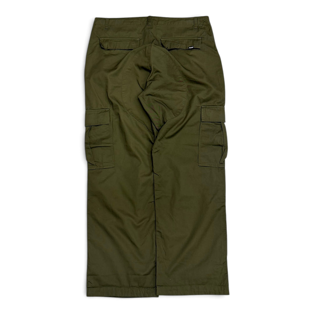 Palace Cargo Pants Multi Pocket Trousers Green (36)