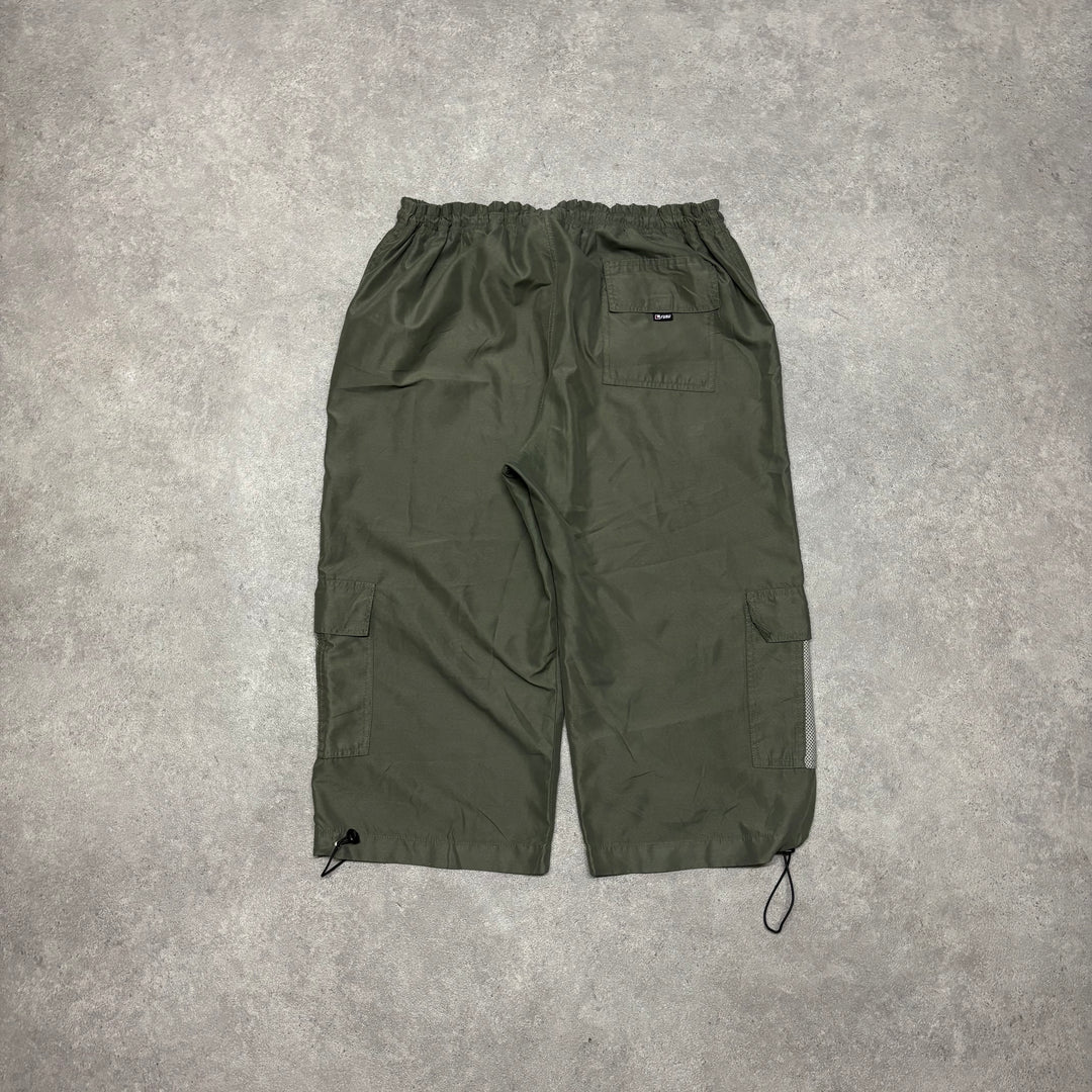 Vintage Fubu Long Khaki Shorts (XXL)