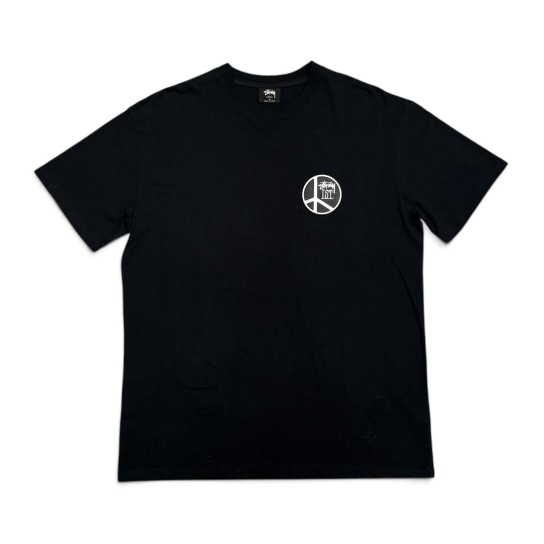 Stussy Black Graphic T-shirt (M)