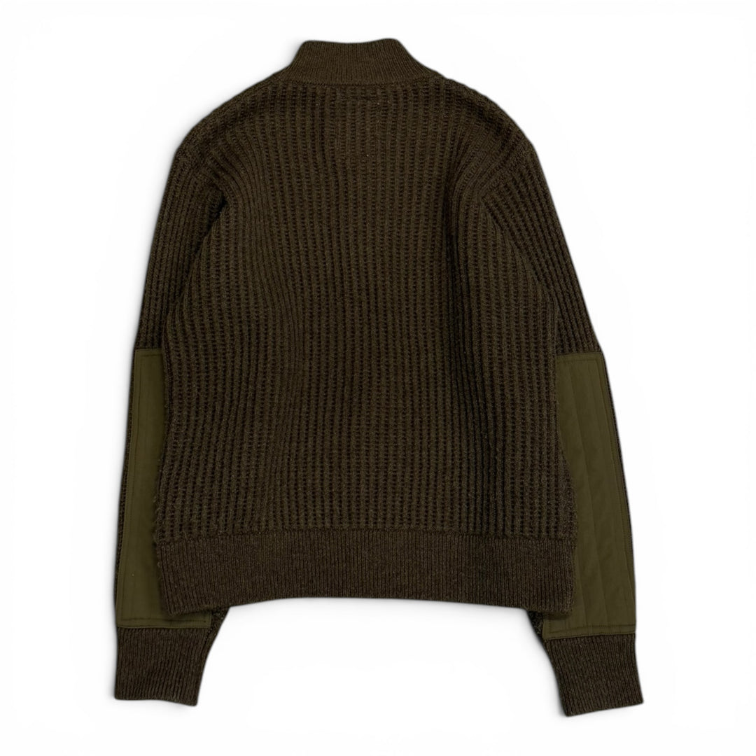 Stussy Patch Zip Up Jumper Green (S)
