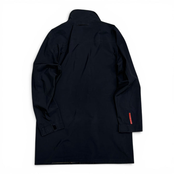 Vintage Prada Black Padded Overcoat Jacket