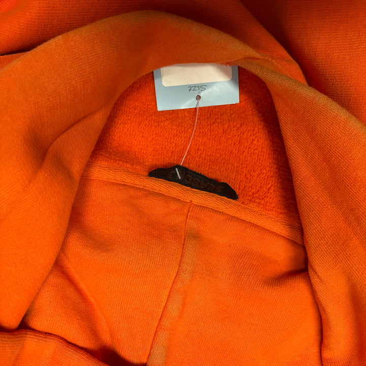 Yeezy Season 3 Orange Oversized Heavyweight Pullover Hoodie (XL)