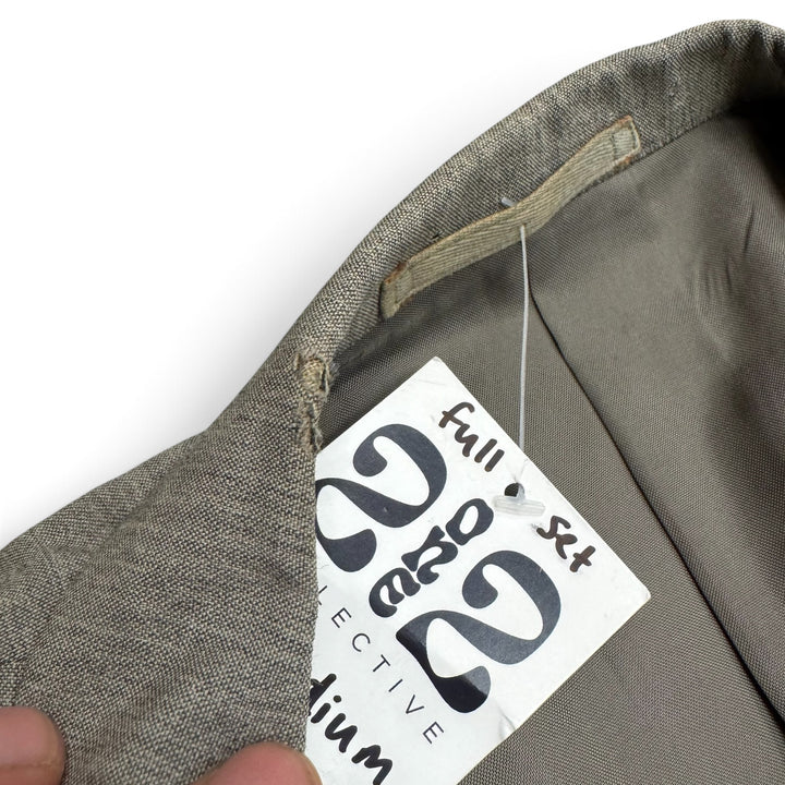 90's Vintage Comme Des Garcons Grey Two Piece Suit (M)