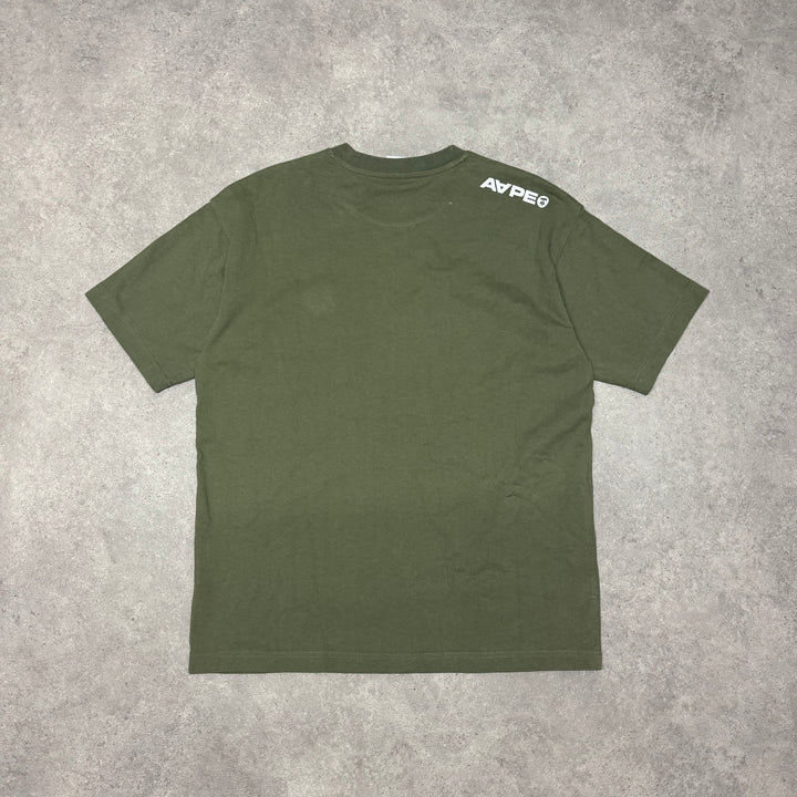 AAPE One Point Khaki T-Shirt (M)