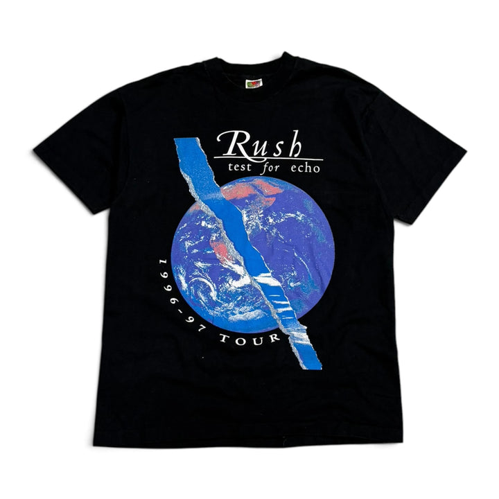 Vintage Rush Test For Echo Graphic T shirt 96-97's Black (XL)