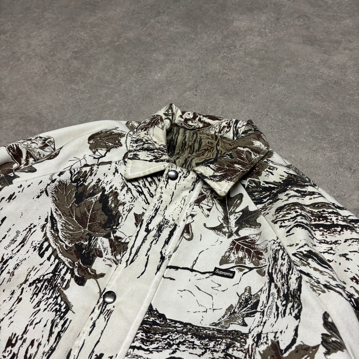 Supreme Real Tree Camo Reversible Padded Jacket (M)