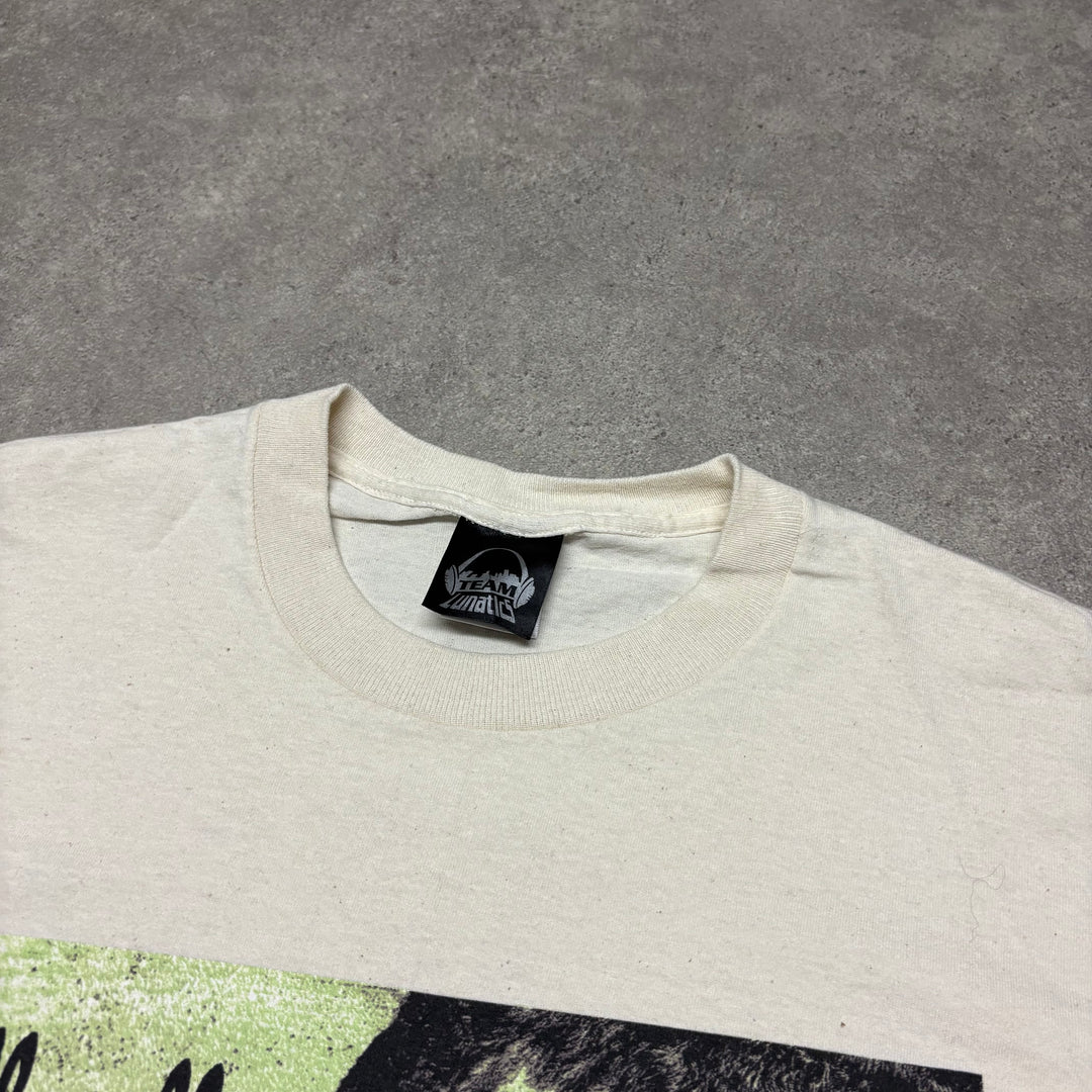 Vintage Nellyville Team Lunatics Cream Graphic T-Shirt (L)