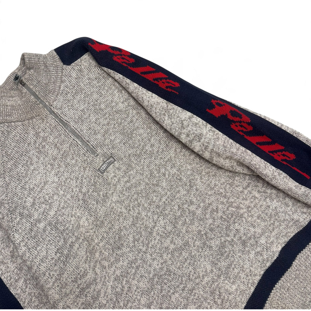 Vintage Pelle Pelle Knitted Jumper Grey (L)